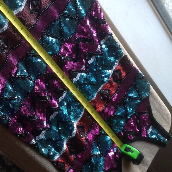 Vintage Sequin Party Dress - Picture 7 of 8